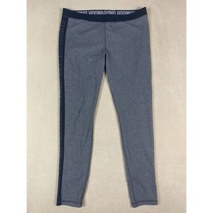 Under Armour Favorite Split Word Mark Leggings Womens XL‎ Elastic Waist Gray